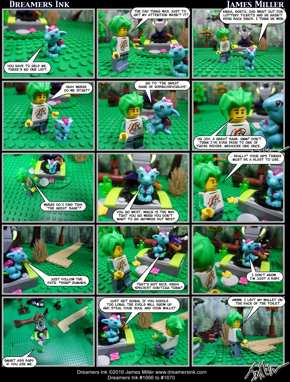 Strips #1666 to #1670