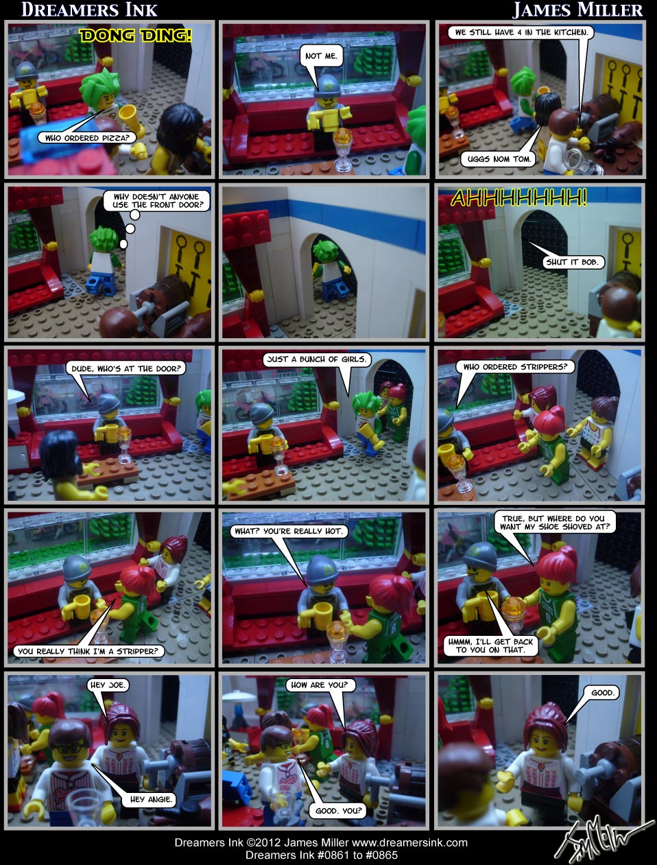 Strip #0861 to #0865